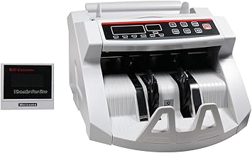 TEMPO DI SALDI Cuenta de billetes profesional con detector de billetes falsos y pantalla LED